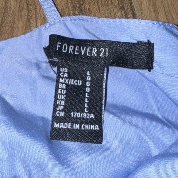 Forever 21 Light Blue Dress - Large - Picture 2 of 3